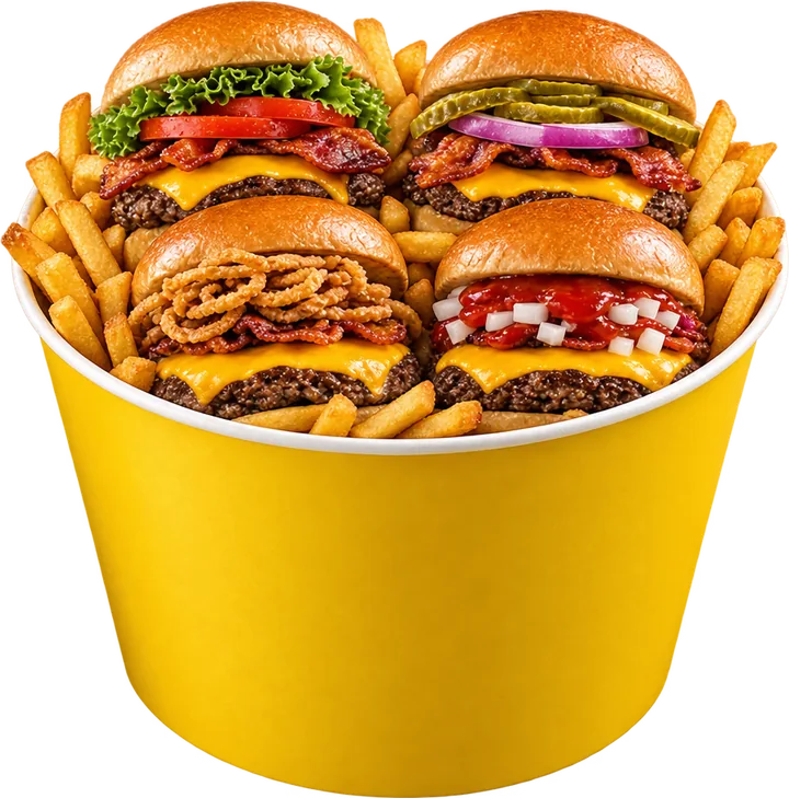 Combo Rejugado, smash burger de Smash King en Luzuriaga