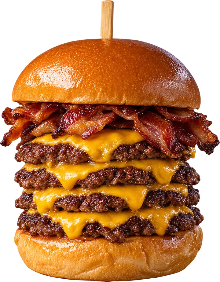 La Stack, smash burger de Smash King en Luzuriaga